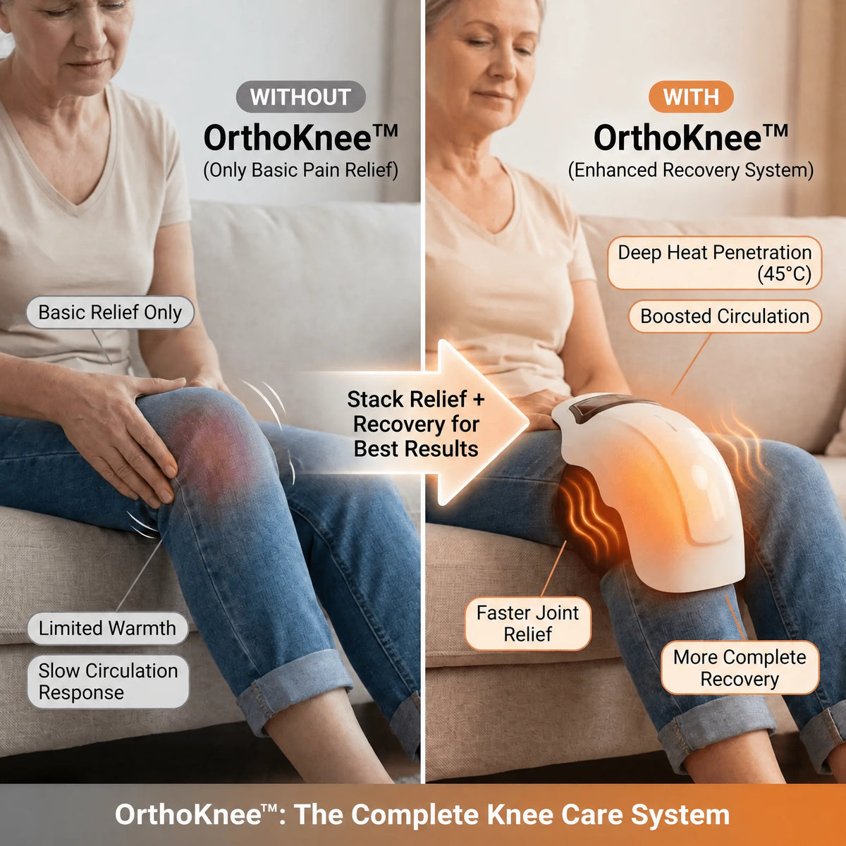OrthoKnee™ Heat Therapy Massager